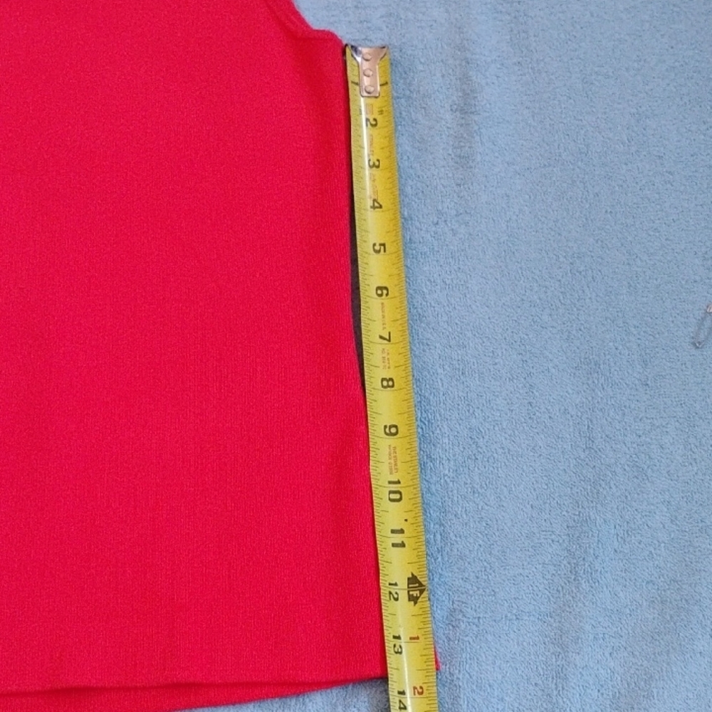 Cable & Gauge Orange Sleeveless Fitted Tank Top - Picture 8 of 8